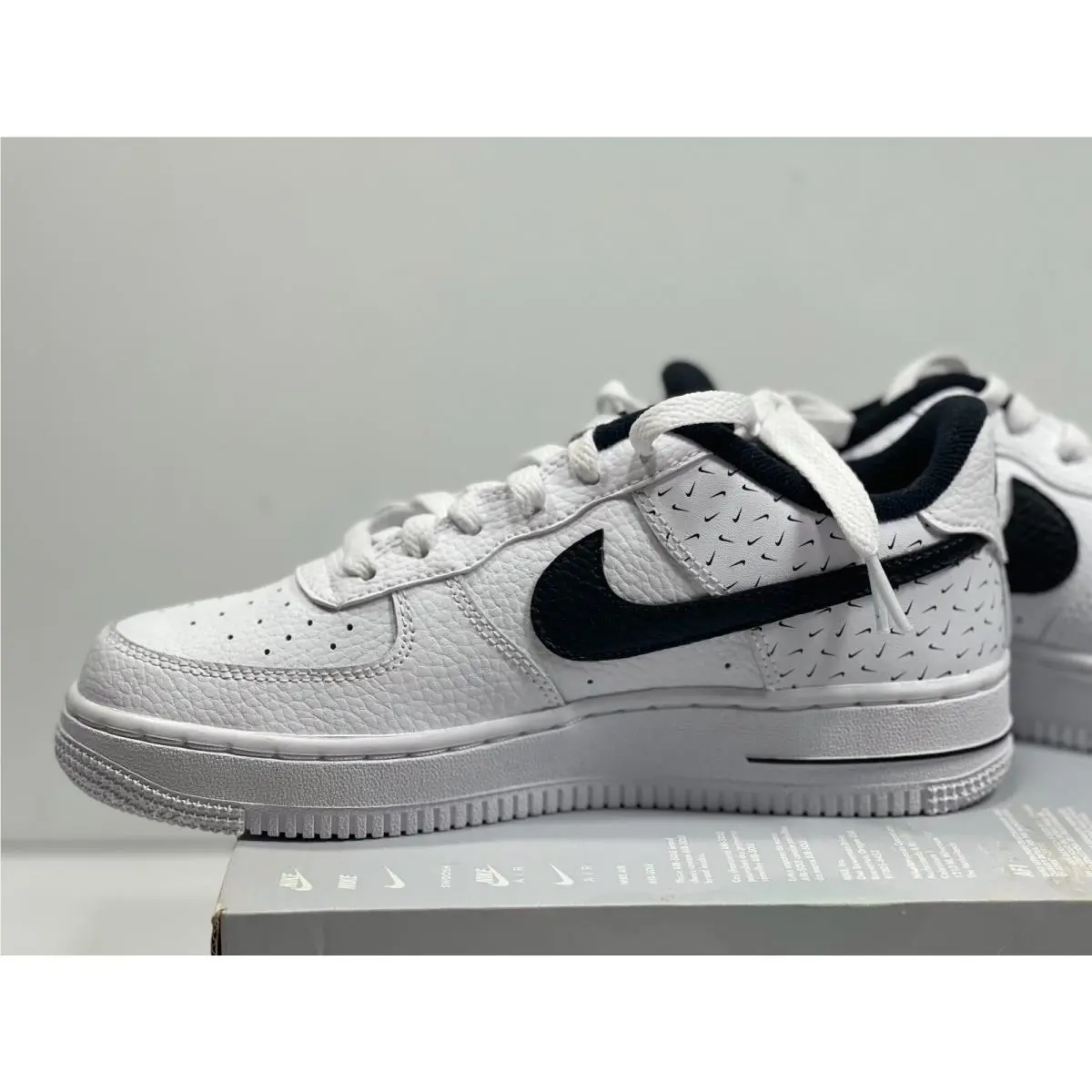Nike shoes - Nike Air Force 1 `07 - WHITE / BLACK (UPC: 194953044317) 4