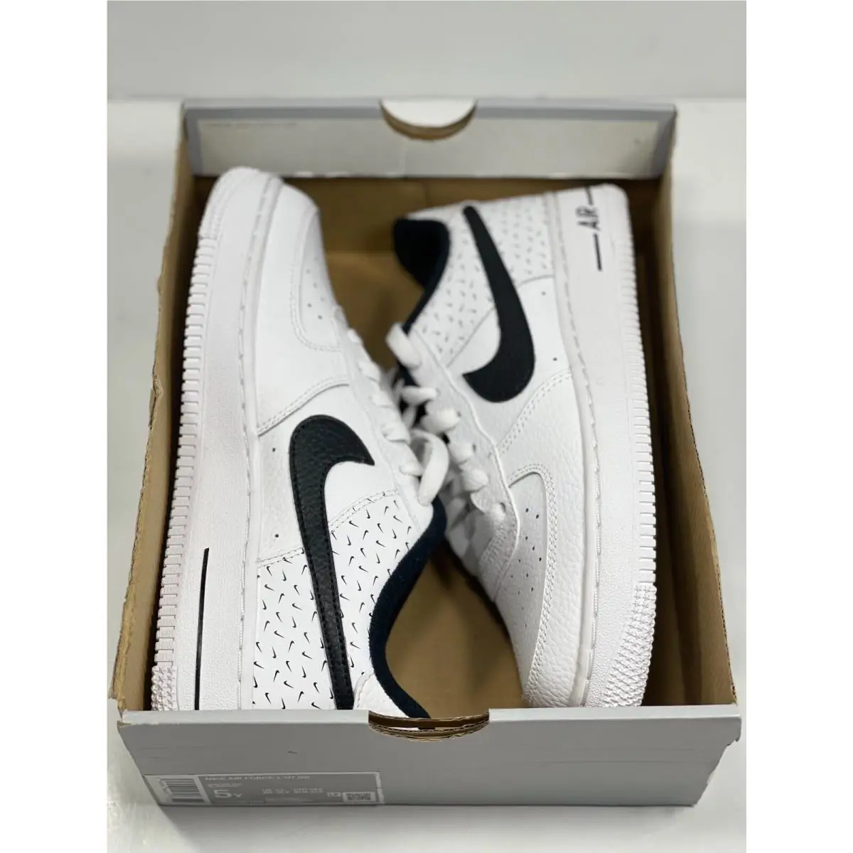 Nike shoes - Nike Air Force 1 `07 - WHITE / BLACK (UPC: 194953044317) 7