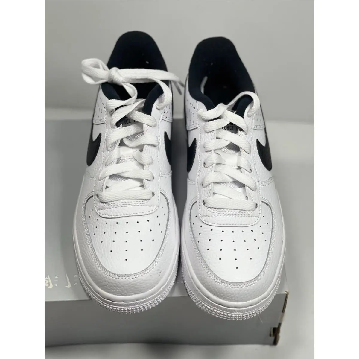 Nike shoes - Nike Air Force 1 `07 - WHITE / BLACK (UPC: 194953044317) 2