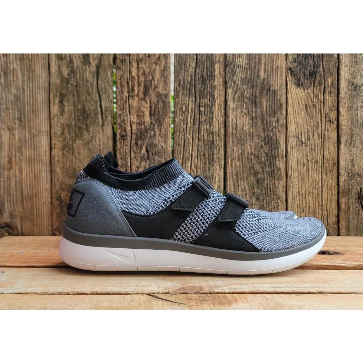 Nike shoes - Nike Air Sockracer Flyknit - Air Sockracer Flyknit - 898022-100 - Gray 0