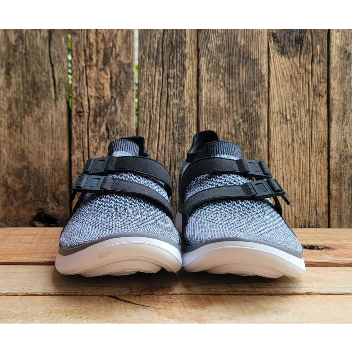 Nike shoes - Nike Air Sockracer Flyknit - Air Sockracer Flyknit - 898022-100 - Gray 1