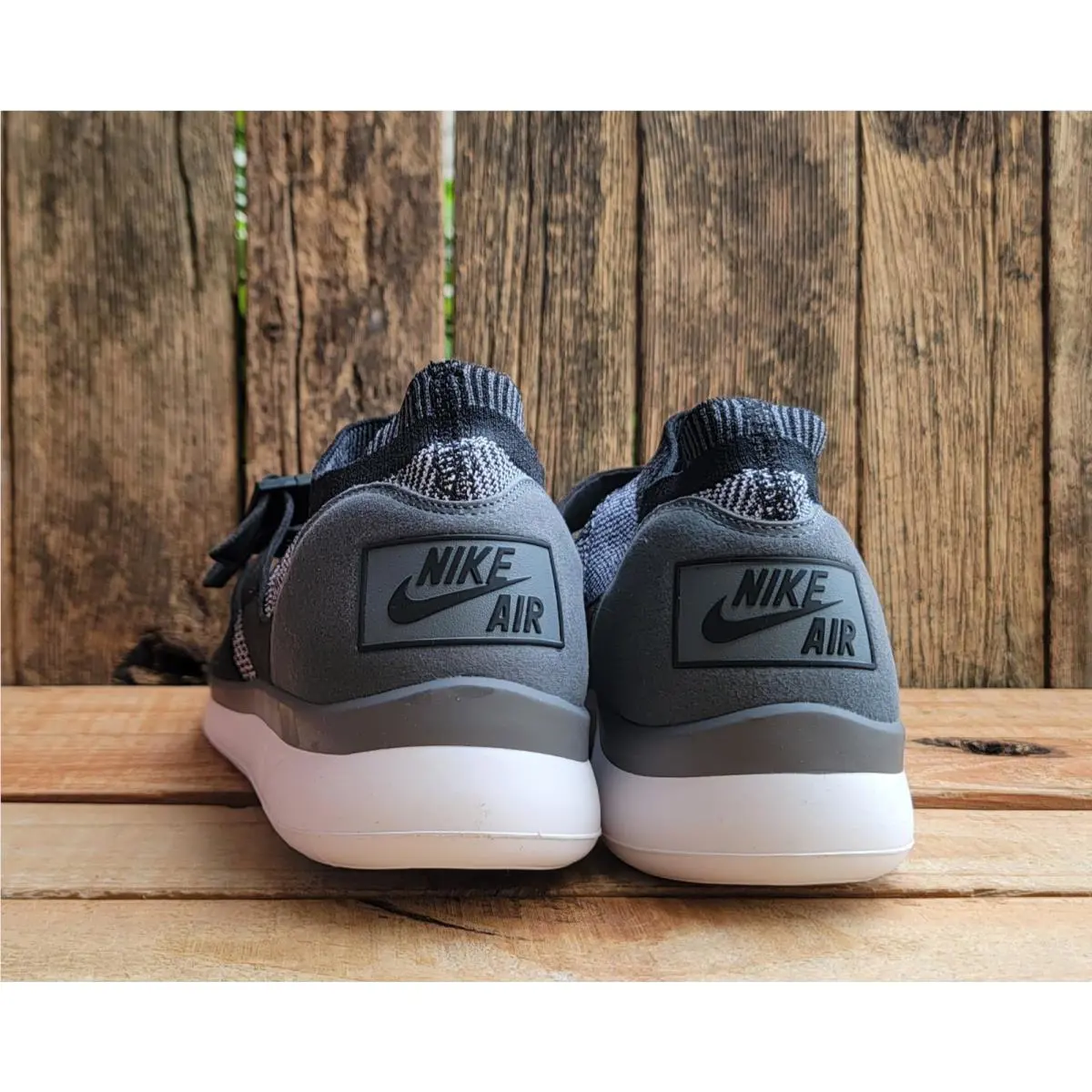 Nike shoes - Nike Air Sockracer Flyknit - Air Sockracer Flyknit - 898022-100 - Gray 2