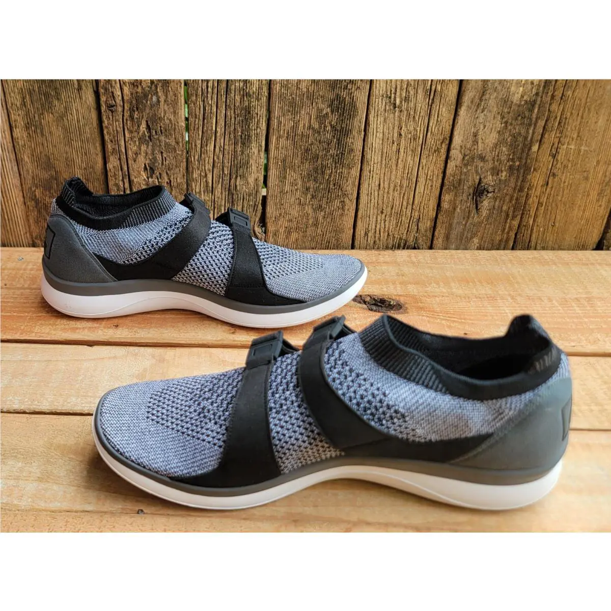 Nike shoes - Nike Air Sockracer Flyknit - Air Sockracer Flyknit - 898022-100 - Gray 4