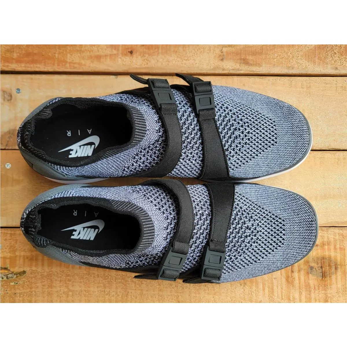 Nike shoes - Nike Air Sockracer Flyknit - Air Sockracer Flyknit - 898022-100 - Gray 5