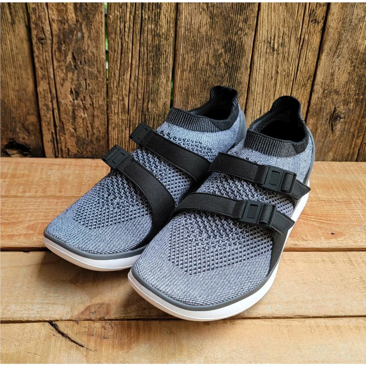 Nike shoes - Nike Air Sockracer Flyknit - Air Sockracer Flyknit - 898022-100 - Gray 6