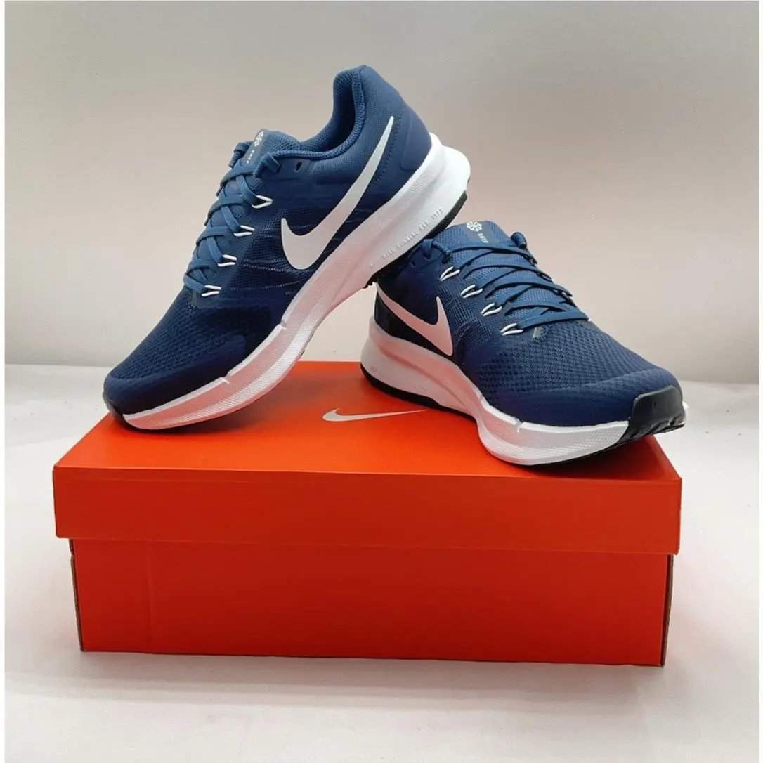Nike Run Swift 3 Men`s Size 8 Women`s Size 9.5 Midnight Navy/pure Platinum - Navy