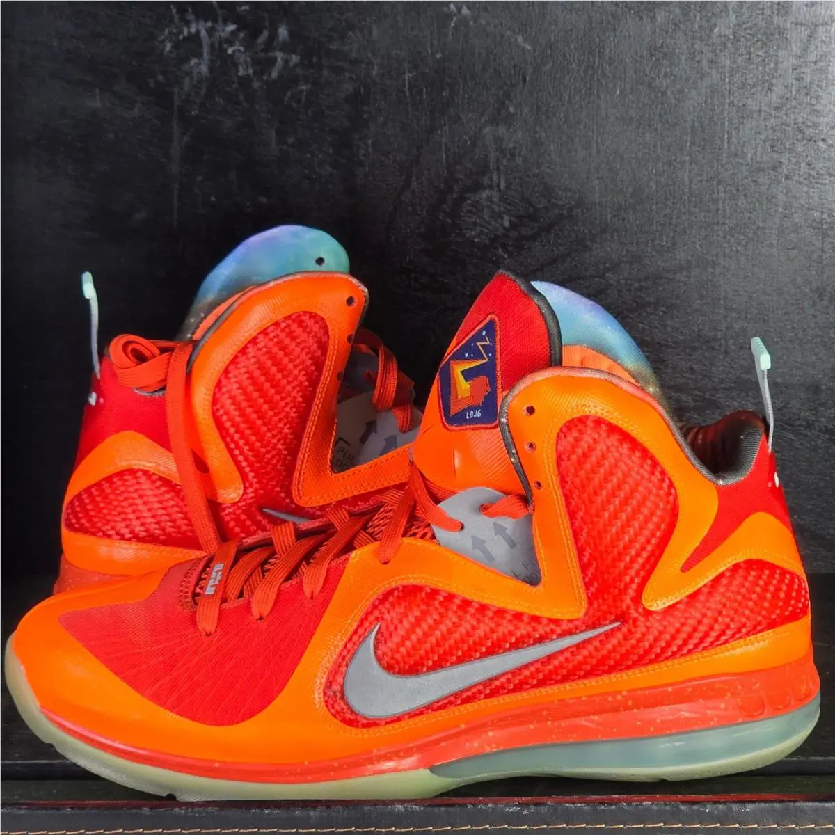 Nike shoes - LeBron 9 AS - LeBron - 520811 800 - Red 0