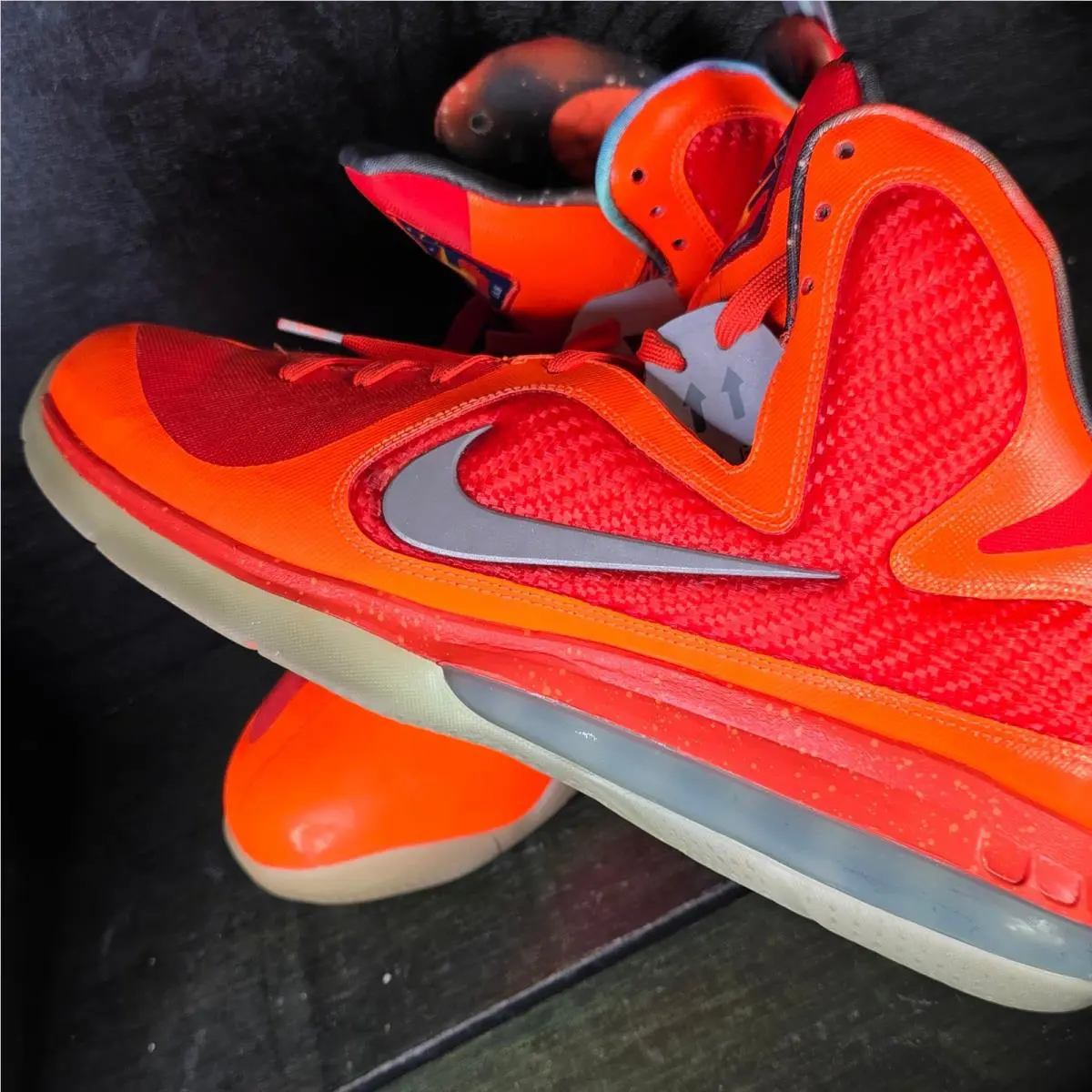 Nike shoes - LeBron 9 AS - LeBron - 520811 800 - Red 5