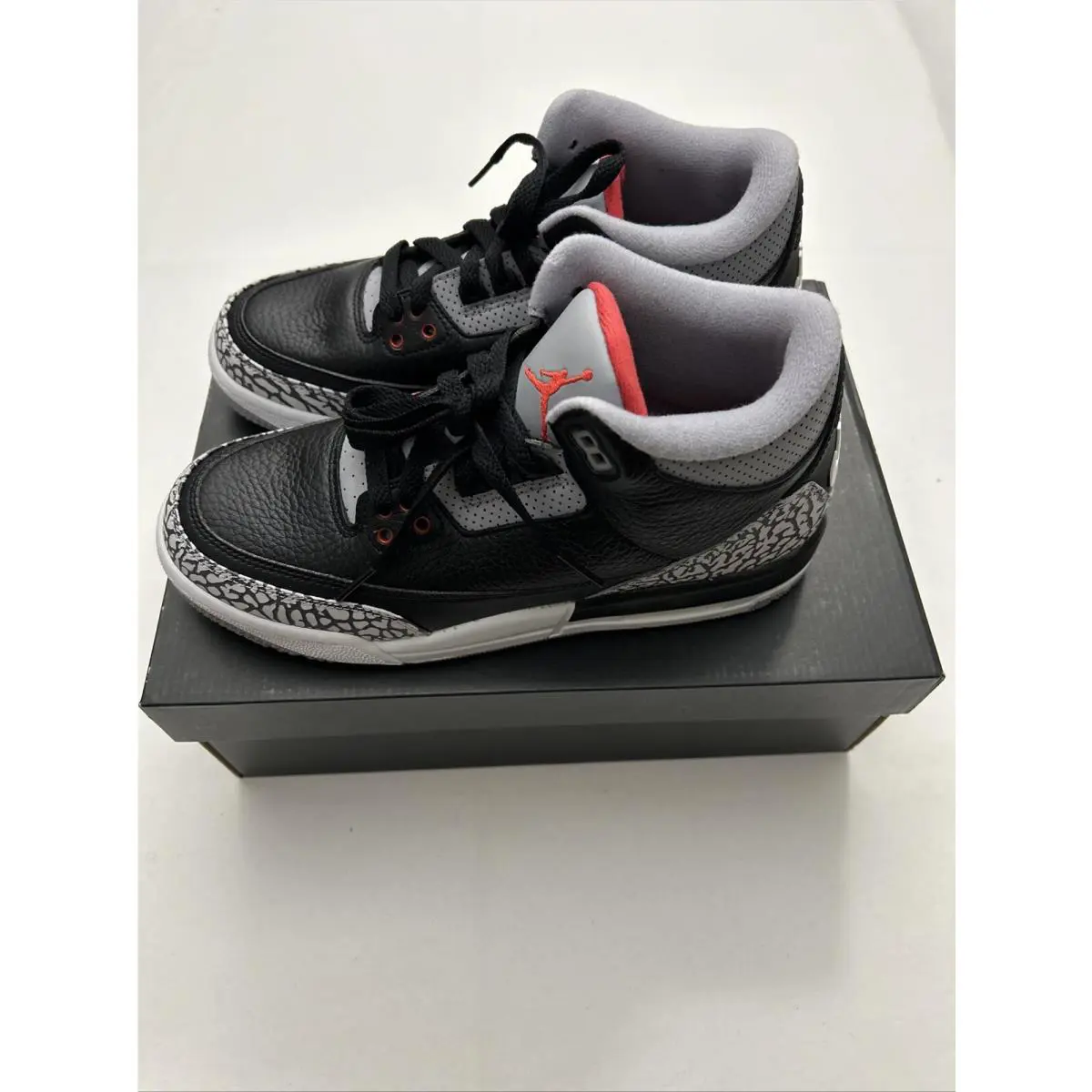 Nike shoes - Jordan Air 3 Retro GS - Black 0