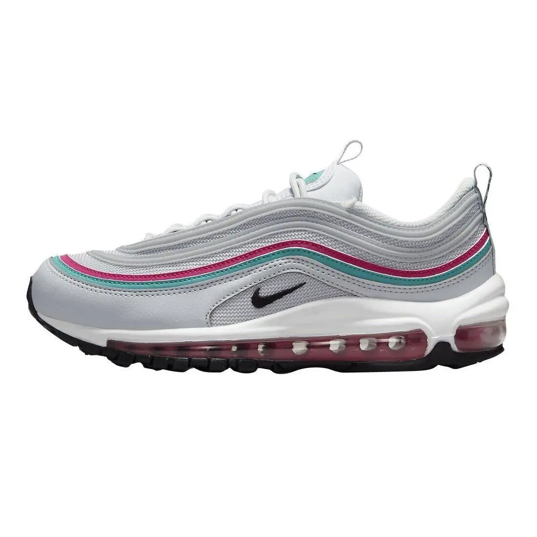 Women`s Nike Air Max 97 Pure Platinum/black-pink Prime DH5093 001 - 5.5 - Pure Platinum/Black-Pink Prime