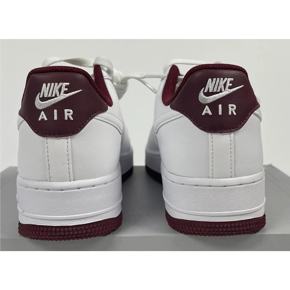 Nike shoes - Nike Air Force 1 - Air Force - White Dark Beetroot (UPC: 196152243607) 0