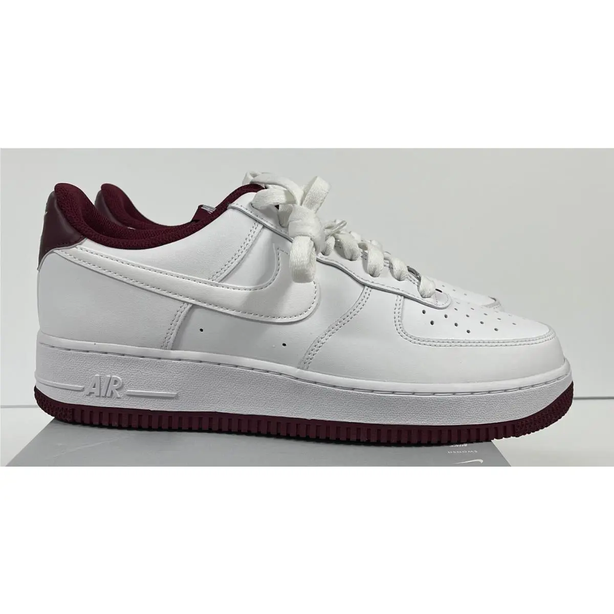 Nike shoes - Nike Air Force 1 - Air Force - White Dark Beetroot (UPC: 196152243607) 2