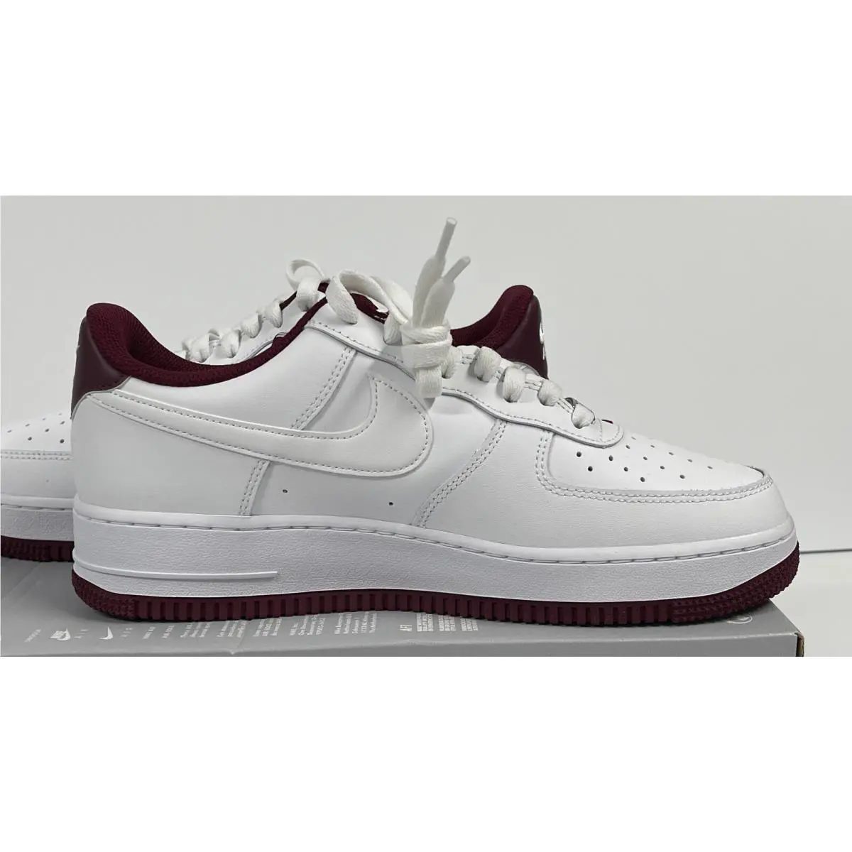 Nike shoes - Nike Air Force 1 - Air Force - White Dark Beetroot (UPC: 196152243607) 6