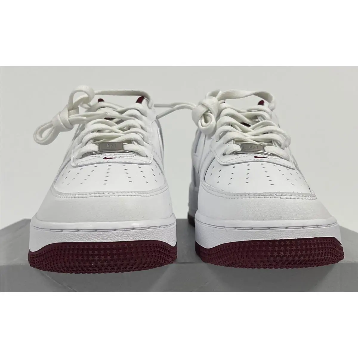 Nike shoes - Nike Air Force 1 - Air Force - White Dark Beetroot (UPC: 196152243607) 4