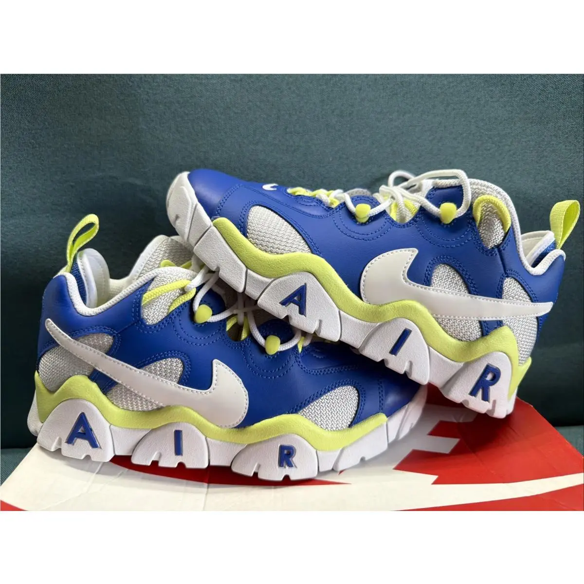 Nike shoes - Nike Air Barrage - Air Barrage - FN6972-480 - Game Royal/Light Lemon Twist/Photon Dust/White 0
