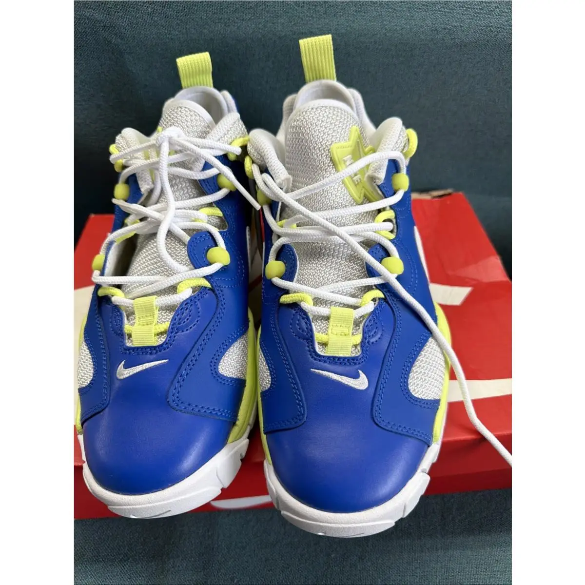 Nike shoes - Nike Air Barrage - Air Barrage - FN6972-480 - Game Royal/Light Lemon Twist/Photon Dust/White 1