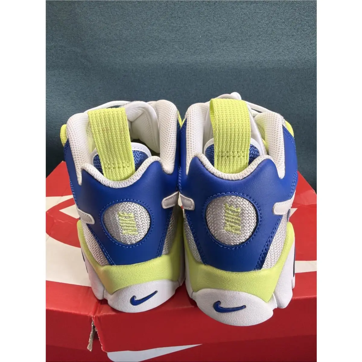 Nike shoes - Nike Air Barrage - Air Barrage - FN6972-480 - Game Royal/Light Lemon Twist/Photon Dust/White 2