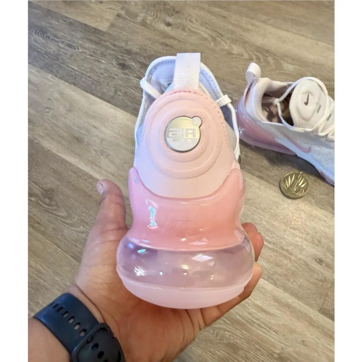 Nike shoes - Nike Air Max 270 Premium - IO9884-111 - White / Pink Foam / Pearl Pink / Metallic Silver (UPC: 198729591968) 0