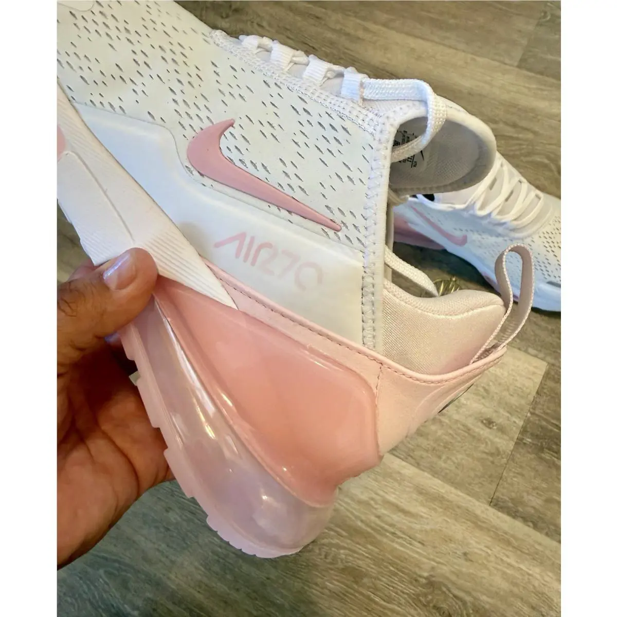 Nike shoes - Nike Air Max 270 Premium - IO9884-111 - White / Pink Foam / Pearl Pink / Metallic Silver (UPC: 198729591968) 1