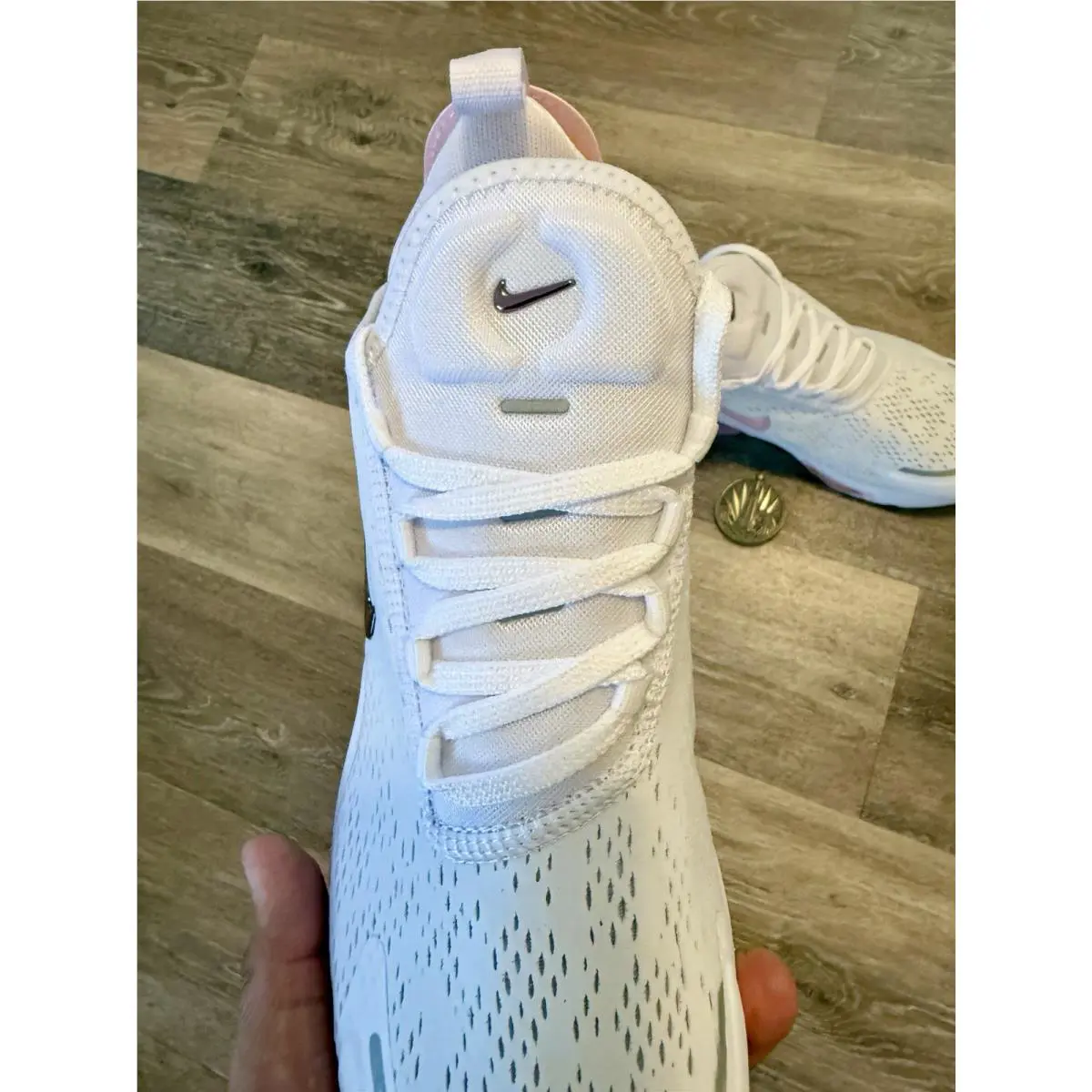 Nike shoes - Nike Air Max 270 Premium - IO9884-111 - White / Pink Foam / Pearl Pink / Metallic Silver (UPC: 198729591968) 6