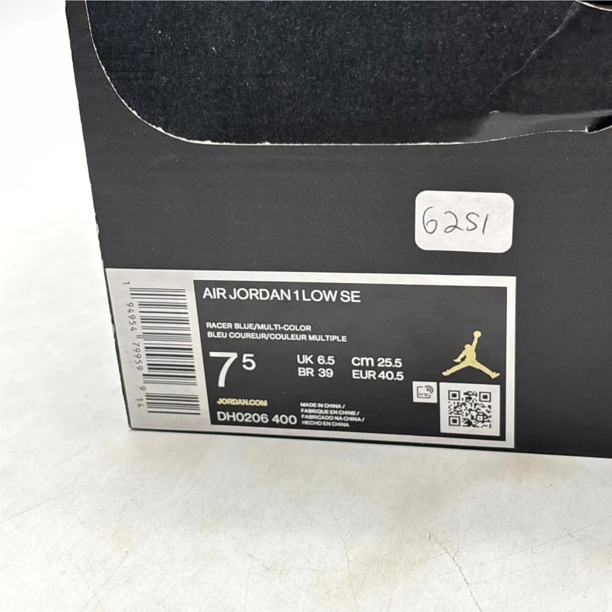 Nike shoes - Nike Air Jordan 1 Low DH0206-400 - DH0206-400 - Blue (UPC: 194954799599) 7