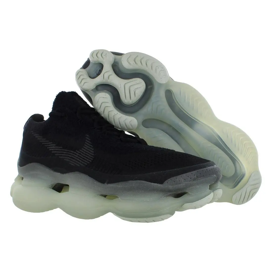 Nike Air Max Scorpion Flyknit SE Unisex Shoes Size 11 Color: - Black, Main: Black