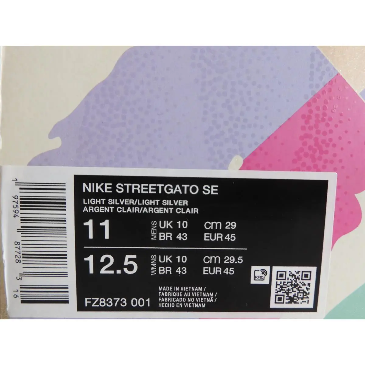 Nike shoes - Nike Street Gato - Street Gato - FZ8373-001 - Silver (UPC: 197594877283) 3
