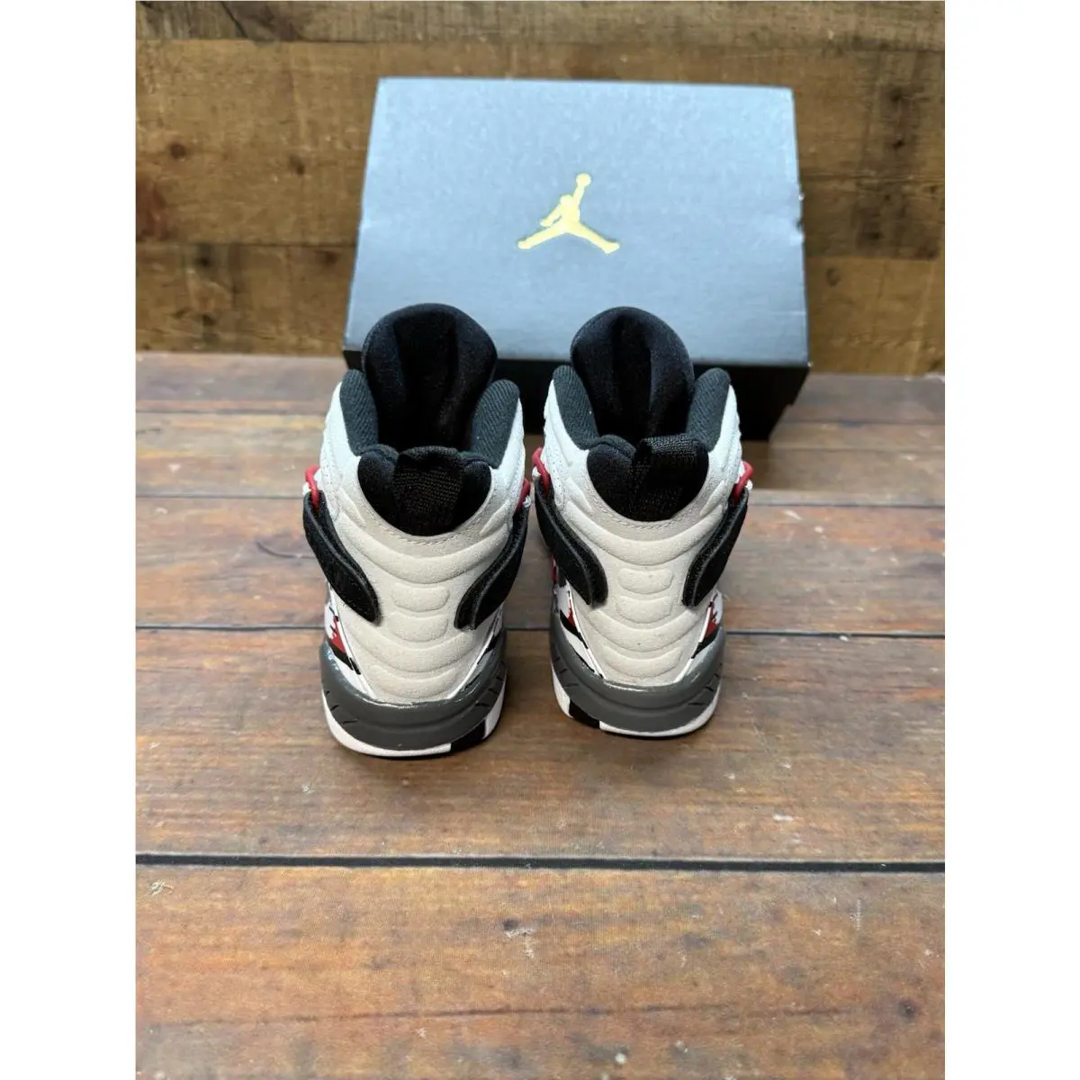 Nike shoes - Jordan 8 Retro PS - Retro - White / Black-True Red (UPC: 198482703479) 2