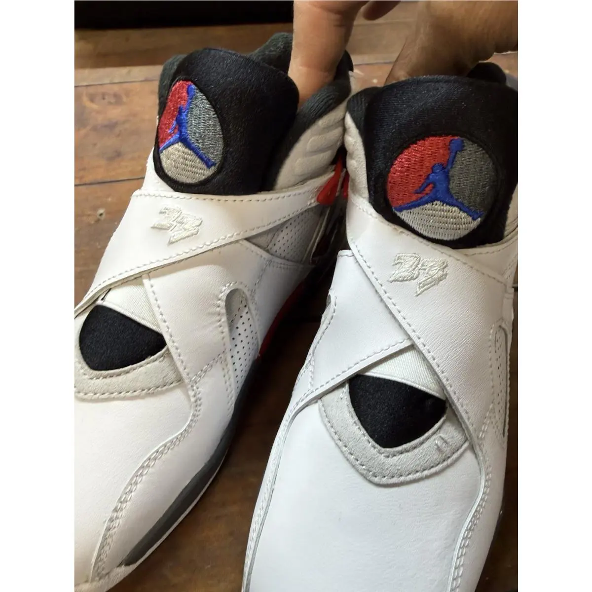 Nike shoes - Jordan 8 Retro PS - Retro - White / Black-True Red (UPC: 198482703479) 3