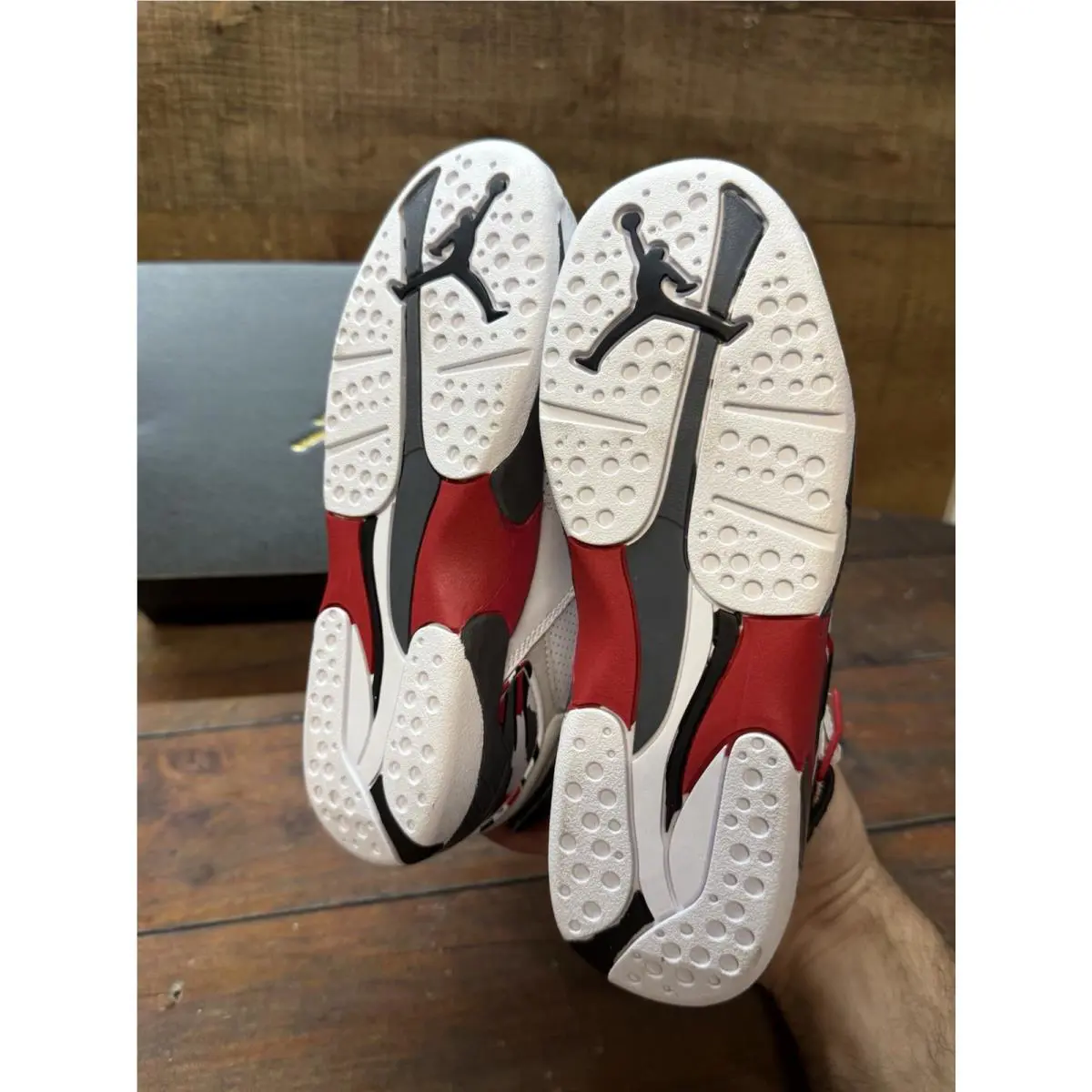 Nike shoes - Jordan 8 Retro PS - Retro - White / Black-True Red (UPC: 198482703479) 4