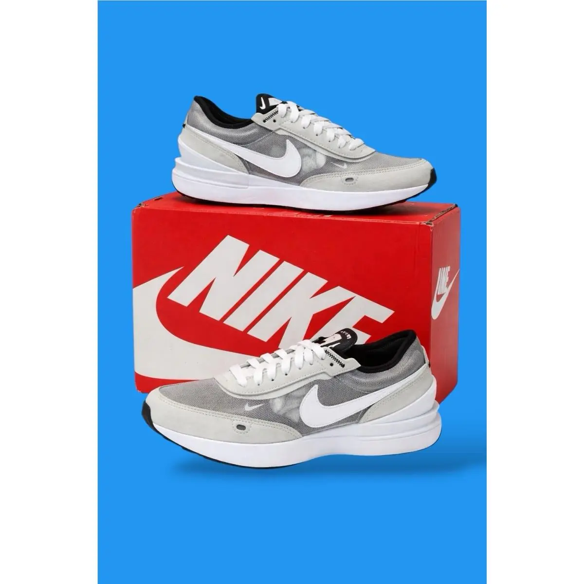 Nike Waffle One Summit White` GS DC0481-100 White Grey Casual Youth Size 7