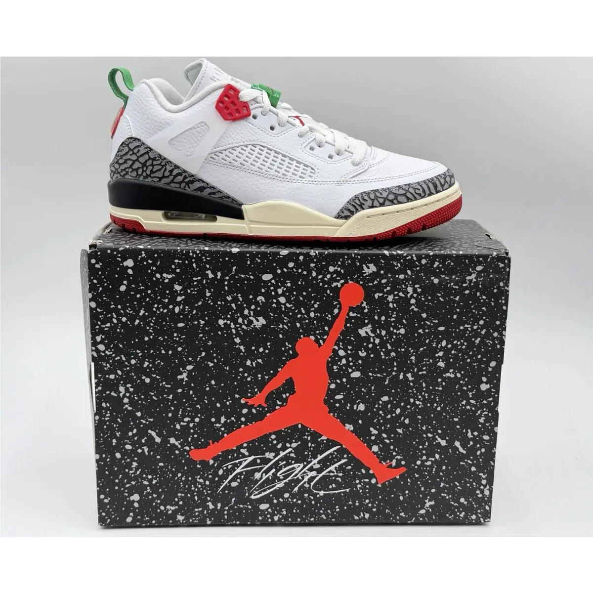 Nike shoes - jordan spizike low - spizike low - white red black 12
