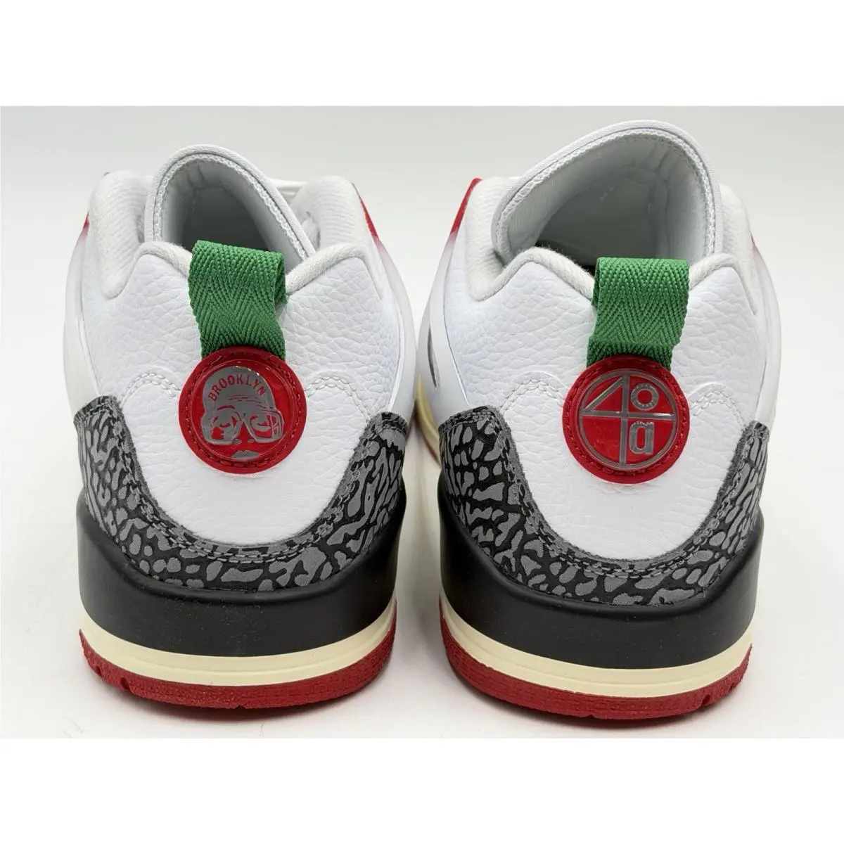 Nike shoes - jordan spizike low - spizike low - white red black 7