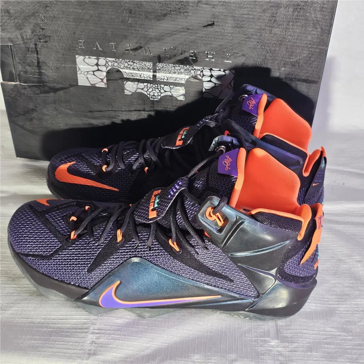 Nike shoes - Nike LeBron 12 - LeBron - 684593-583 - Purple, Manufacturer: Cave Purple/Hyper Grape-Hyper Crimson 1