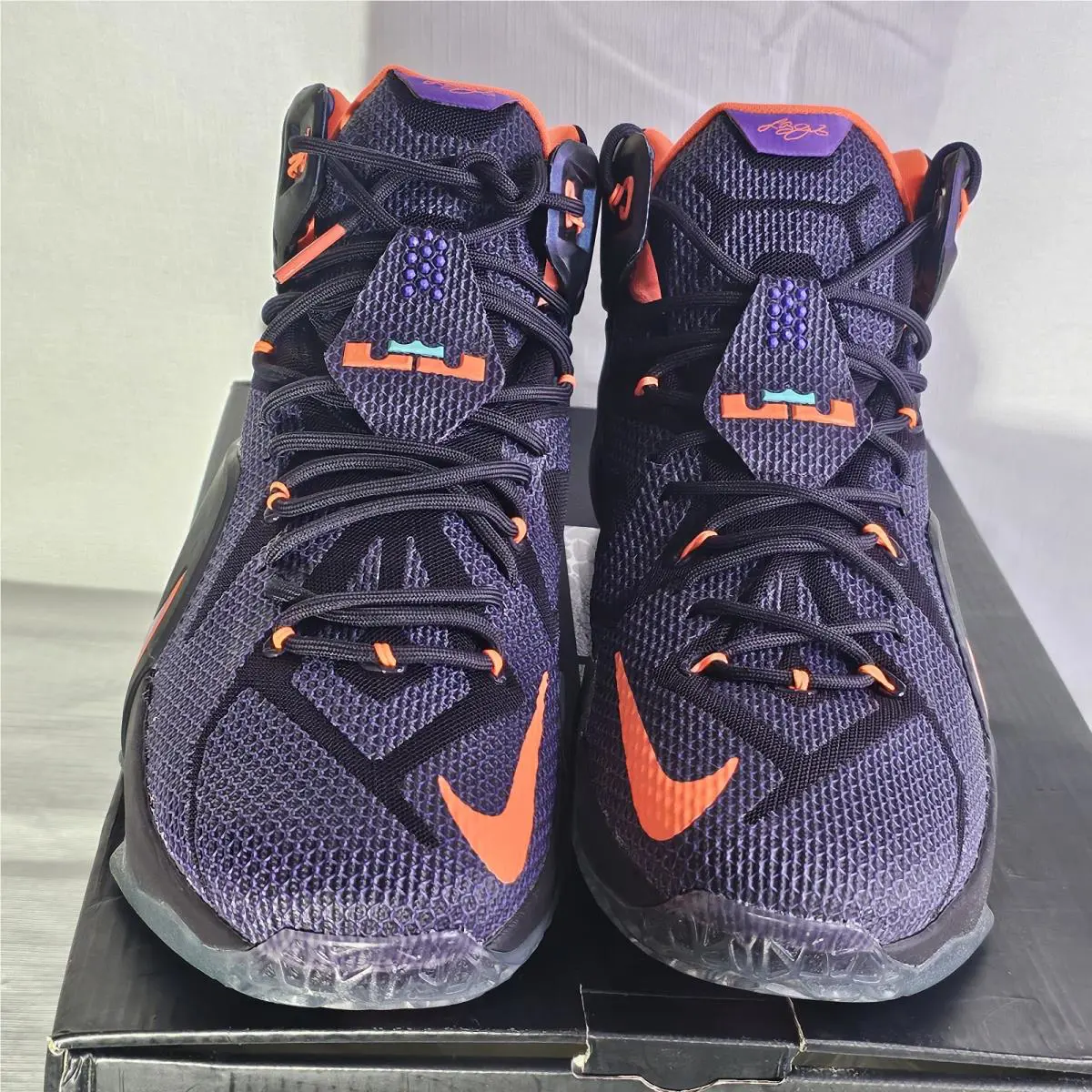 Nike shoes - Nike LeBron 12 - LeBron - 684593-583 - Purple, Manufacturer: Cave Purple/Hyper Grape-Hyper Crimson 5