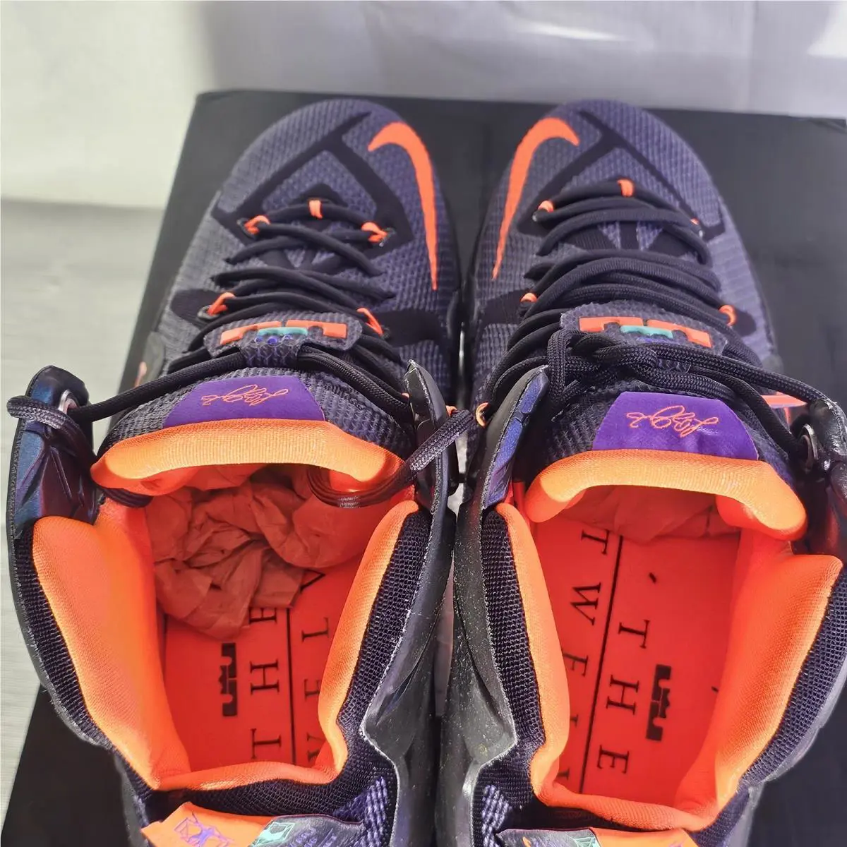 Nike shoes - Nike LeBron 12 - LeBron - 684593-583 - Purple, Manufacturer: Cave Purple/Hyper Grape-Hyper Crimson 3