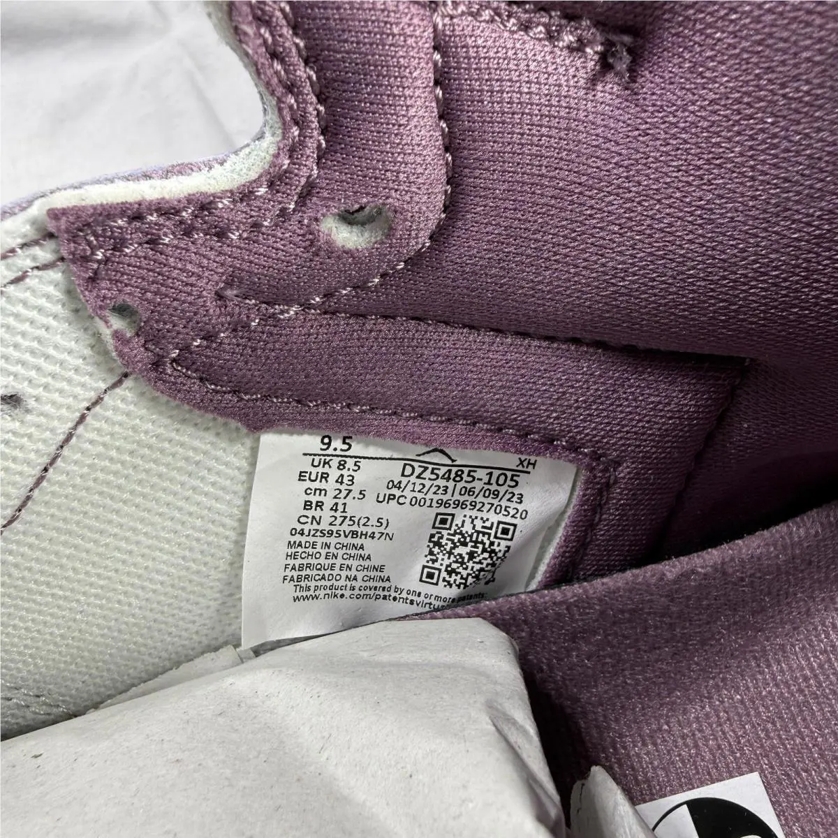 Nike shoes - Nike Air Jordan 1 Retro High OG - Purple 8