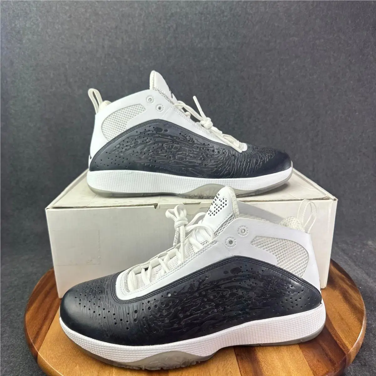 Nike shoes - Air Jordan 2011 White Black Anthracite - 436771-101 - White 0