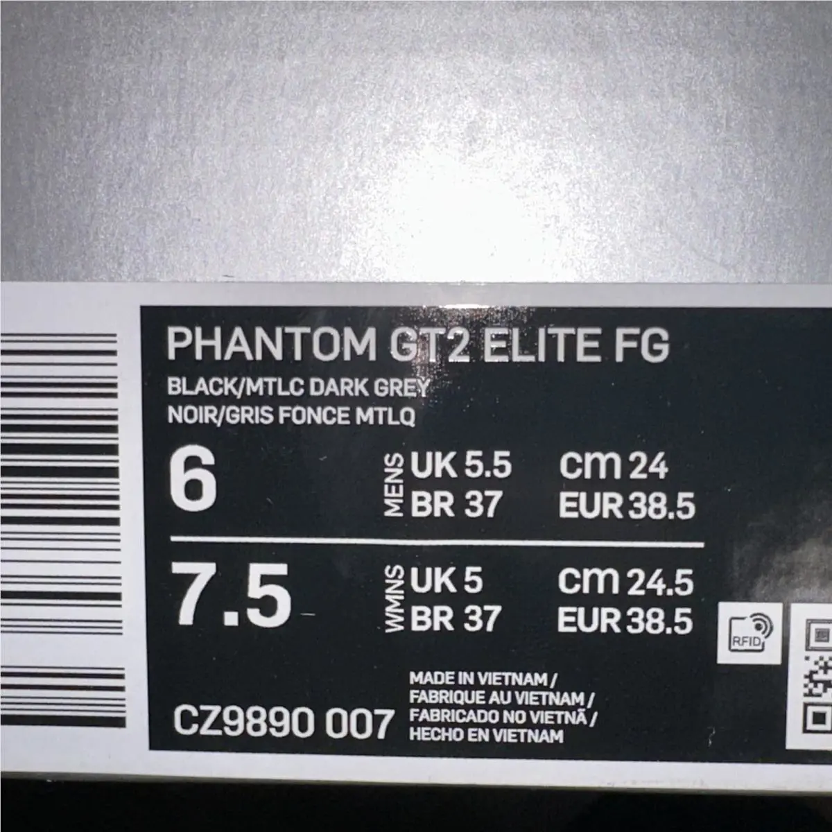 Nike shoes - Nike Phantom GT2 - Phantom - CZ9890-007 - Black 4