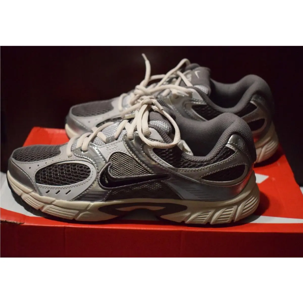 Nike shoes - Gray Silver Black 1