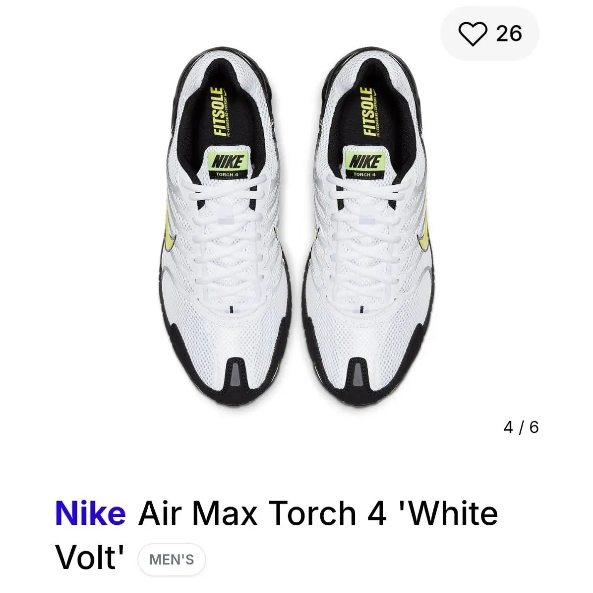 Nike shoes - Nike Air Max Torch 4 - CK0061-100 - White 3