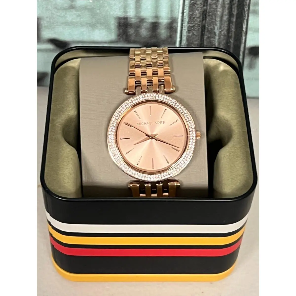 Michael Kors MK3192 Darci Pavé Rose Gold-tone Watch