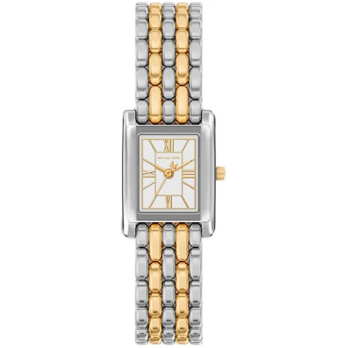 Women`s Watch Essex Quartz White Dial Two Tone Bracelet MK4999 by Michael Kors