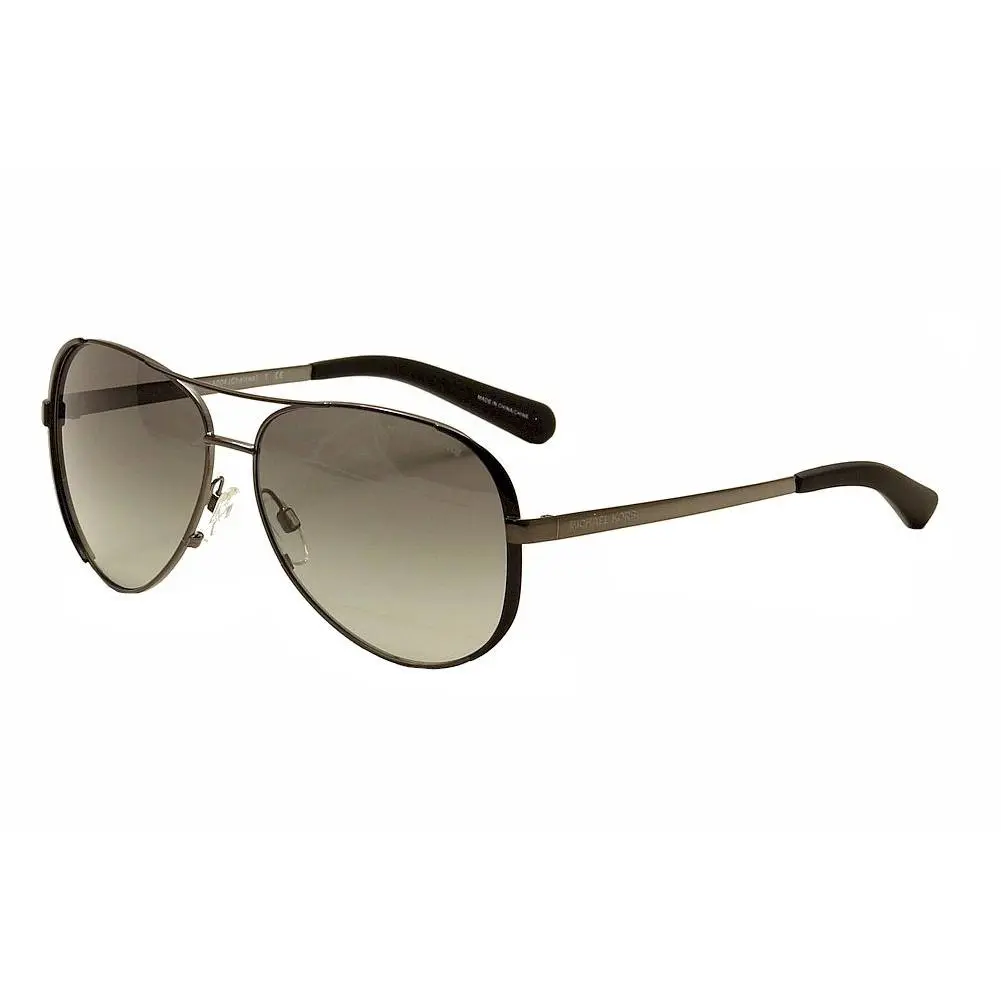 Michael Kors Chelsea MK5004 5004 1013/11 Gunmetal/black Pilot Sunglasses 59mm - Frame: Gray, Lens: Gray