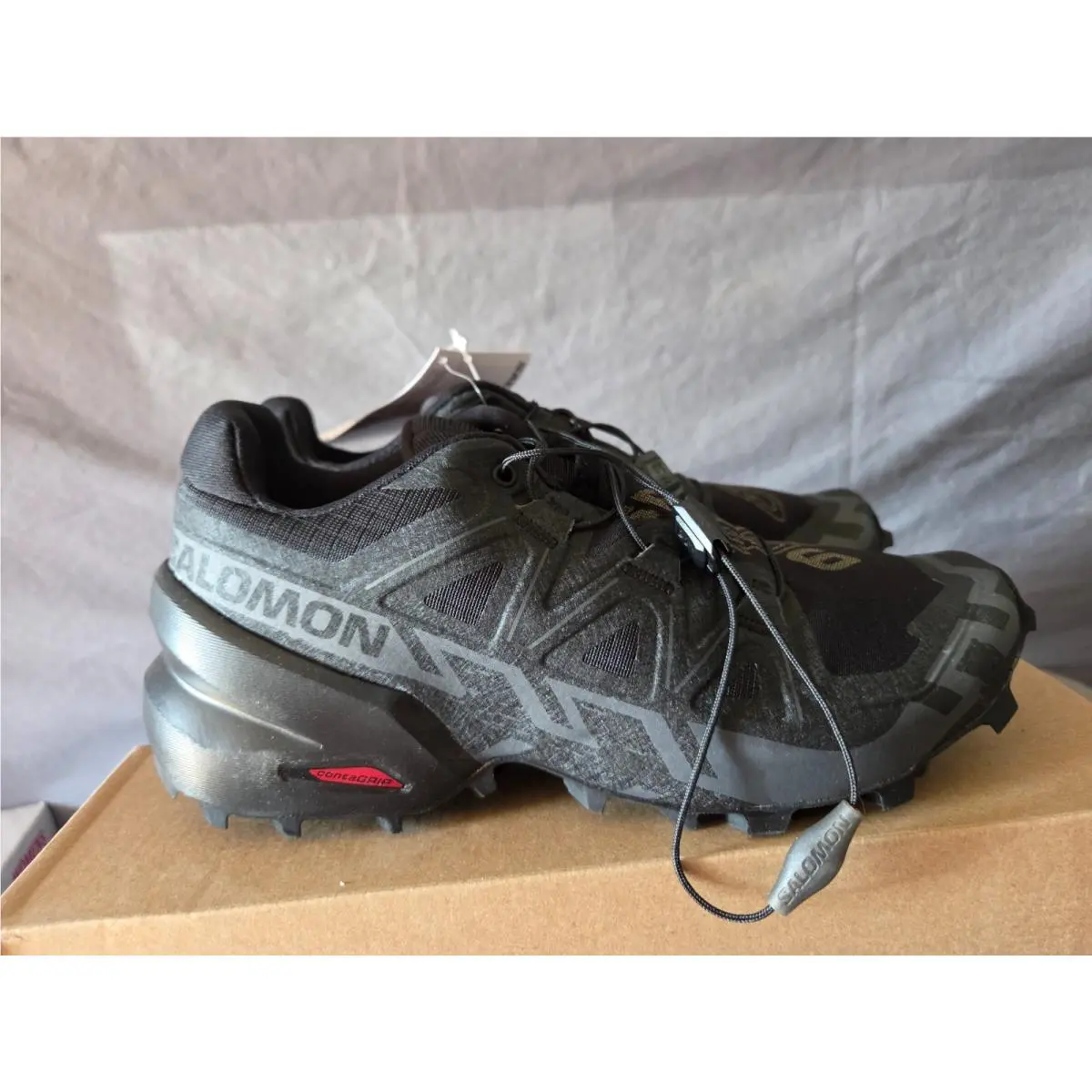 Salomon shoes - Salomon Speedcross 6 - Speedcross - L4174280022 - Black (UPC: 737566871651) 9