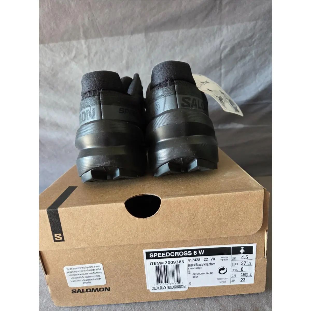 Salomon shoes - Salomon Speedcross 6 - Speedcross - L4174280022 - Black (UPC: 737566871651) 5