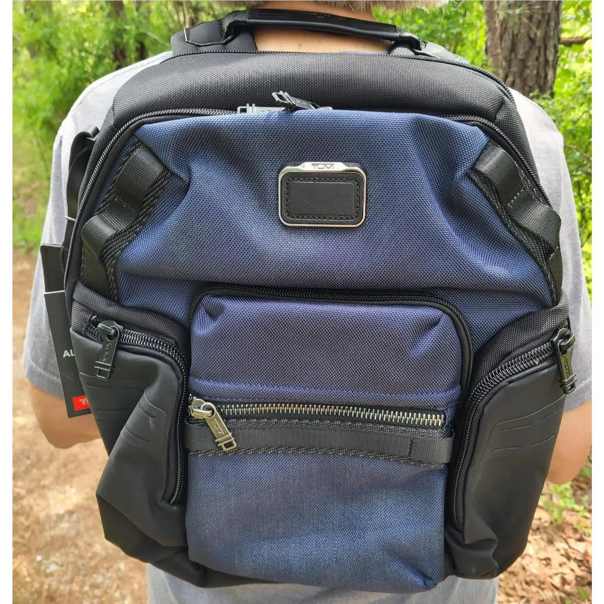 Price - Tumi Alpha Bravo Navigation Backpack- Navy Blue