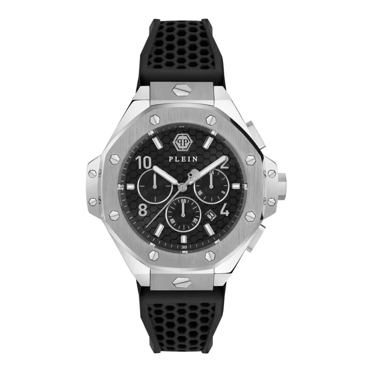 Philipp Plein Mens Two Tone 46mm Strap Fashion Watch