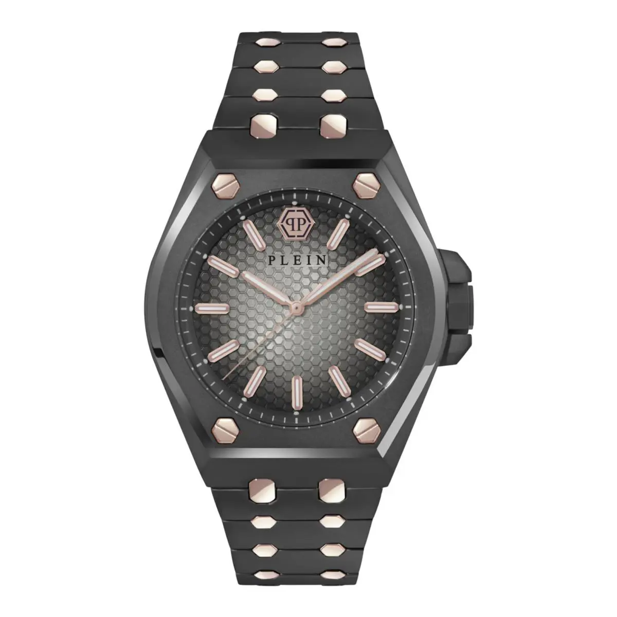 Philipp Plein Mens Stainless Steel 43mm Bracelet Fashion Watch