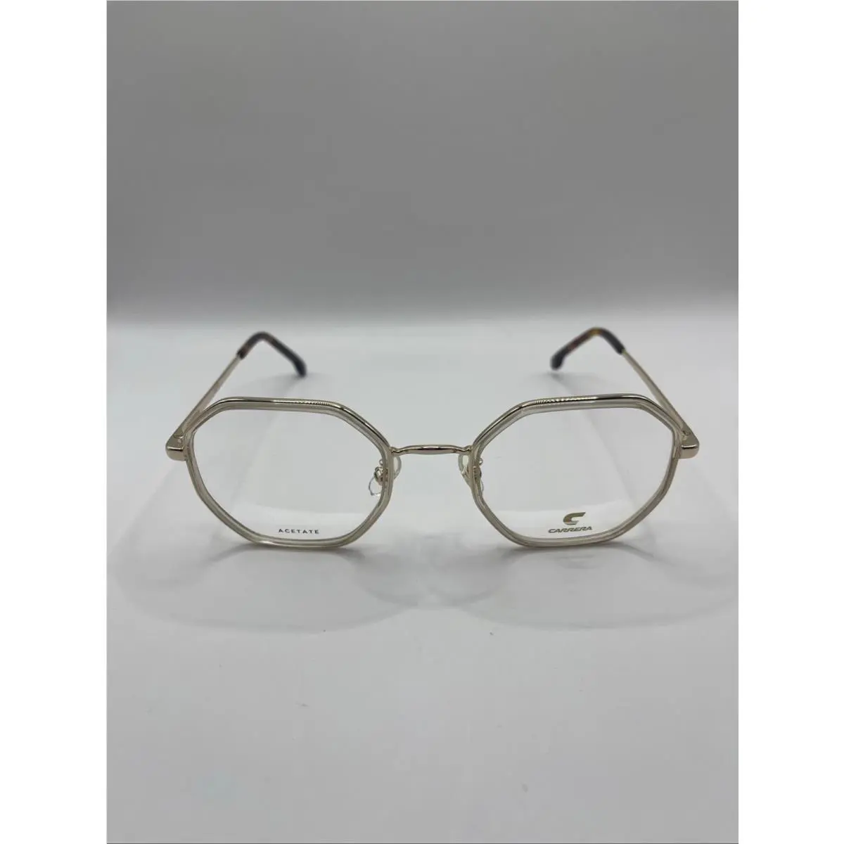 Carrera 3034 Women`s Eyeglasses Gold Metal Full Rim Geometric 3034 Ham 51-22-140